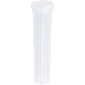 SOIMISS Flower Water Tubes with Caps Clear Floral Nutrition Culture Tube Fresh- keeping for Florist Supplies Flower Arrangements Decoration 100pcs