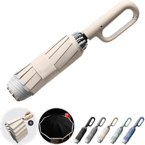 مظلة بإبزيم حلقي، شريط أمان عاكس، قوي مقاوم للرياح، مظلة أوتوماتيكية عكسية، مظلة أوتوماتيكية بالكامل بإبزيم حلقي، محمولة أثناء السفر، مظلة سفر مدمجة قابلة للطي in Kuwait