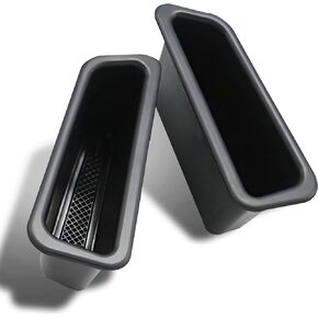 Rogierra for Volvo S60 V60 2010-2017 Front Door Storage Box Door Side Organizer Tray Handle Insert Protector Door Pockets Phone Container Armrest Organizer for Volvo S60 V60 Accessories (2 Pack)