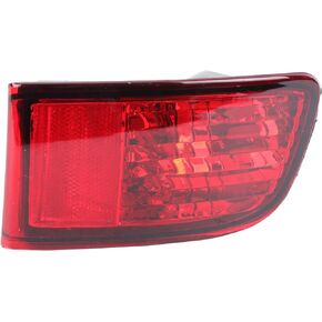 MISIOEK Right Rear Bumper Reflector Light Assembly for 2003-2005 4Runner 2002-2009 Land Cruiser Prado 120 (Passenger Side)