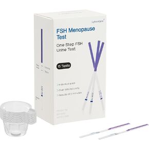 FSH Menopause Test,15 Rapid Test Strips（Urine) /Testing for Menopause at Home Simple Reliable & Accurate