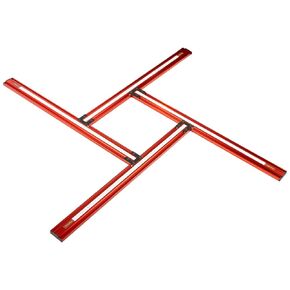 O'SKOOL Adjustable Square Router Template Guide, Variable Router Jig - 23.6 inches x 23.6 inches for use with a Router