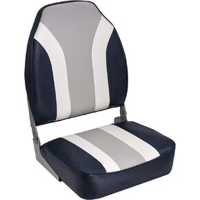 Wise Classic Stripe High Back Boat Seat