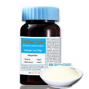 مسحوق أجار مغذي 170 جرامًا [عبوة قيمة] - يصنع 310 طبق آجار بيتري - للاستخدام في المختبر ومشروعات الأعمال اليدوية في الفصل الدراسي. ملعقة معدنية متضمنة. in Kuwait