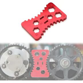URLWALL أداة قفل عمود الحدبات لمازدا مياتا X-5 1990-2005، أداة تركيب حزام التوقيت لقفل محرك كام من الألومنيوم، أداة تثبيت عمود الكامة لعجلات العجلة المسننة لإمساك ترس الكاميرا (أحمر) in Kuwait