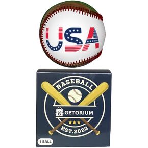 GETORIUM Baseballs Practice Baseballs| Soft 9 inch Practice Training Baseball |Baseball for Kids Teenager Youth Baseball Training Pitching Throwing Balls