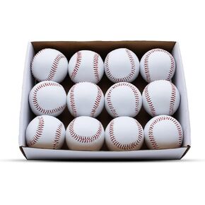 Magicorange البيسبول، 12 حزمة البيسبول الحجم القياسي ممارسة التدريب البيسبول غير مميزة البيسبول إرم لينة، الضرب، الميدان، ضرب، نصب in Kuwait