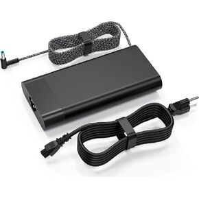 شاحن كمبيوتر محمول بمحول تيار متردد 200 وات مناسب لألعاب HP OMEN Pavilion 15 15t 17 17t ZBook Fury Envy Studio 15 17 G3 G4 G5 G6 G7 G8 Series L73385-001 L00895-003 TPN-LA21 TPN-LA20 سلك إمداد الطاقة in Kuwait