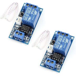 HiLetgo 2pcs 24V Single Bistable Self-Locking Relay Module Push to Start and Stop …
