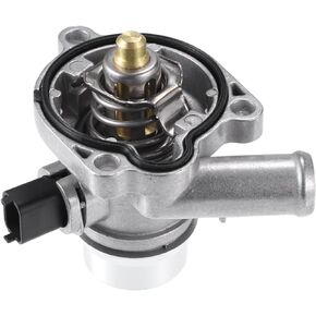 X AUTOHAUX NO. 25200455/55579010 Aluminum Engine Coolant Thermostat Housing Water Inlet Assembly for Chevrolet Cruze Sonic Trax for Buick Encore Integrated Thermostat Housing w/Gasket