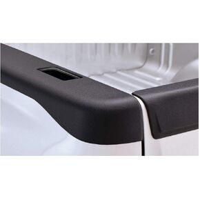 قبعات Bushwacker Ultimate BedRail - مصنع بدون فتحات للأوتاد | طقم مكون من قطعتين، أسود، لمسة نهائية ناعمة | 49517 | يناسب 2007-2013 شيفروليه سيلفرادو 1500 فليتسايد؛ 07-14 سيلفرادو 2500 HD/3500 HD مع سرير 6.6 بوصة in Kuwait