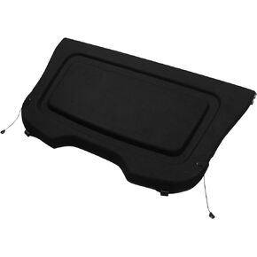 IKON MOTORSPORTS, Cargo Cover Compatible with 2012-2018 Ford Focus Hatchback, Black Rear Shield Shade Tonneau Security Board Non Retractable, 2013 2014 2015 2016 2017