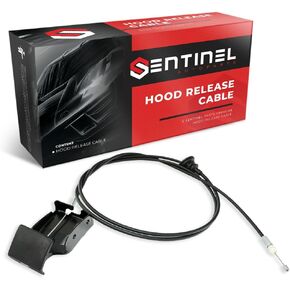 كابل تحرير غطاء محرك السيارة من Sentinel Parts ومجموعة المقبض متوافق مع 2007-2012 Nissan Altima، 2009-2014 Maxima يستبدل # 65621-JA000