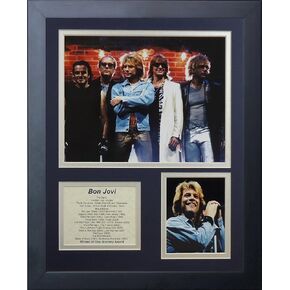مجموعة صور بإطار من Legends Never Die "Bon Jovi، مقاس 11 × 14 بوصة، (16316U) in Kuwait