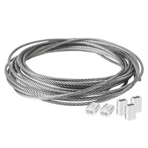 Aoneky 10Ft 7x19 3/16inch Stainless Steel Wire Rope