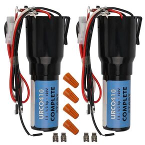 RCO410 3in1 Hard Start Capacitor by Seentech - Compatible with Refrigerators & Freezers 1/4-1/3 H.P. 115VAC – Repalces Model: TJ90RCO410, AP4503017, 600-410, ERP410, HS410, RC0410, RCO-410 (Pack of 2)