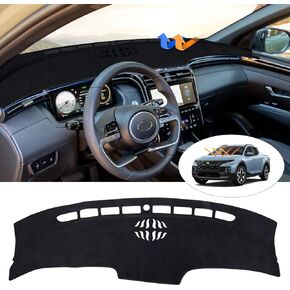 Cartist Suede Dashboard Cover Compatible with Hyundai Santa Cruz 2022 2023 2024 Accessories Dash Board Mat Non-Slip Dash Cover