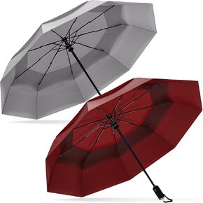 Repel Umbrella The Original Portable Travel Umbrella - Umbrellas for Rain Windproof, Strong Compact Umbrella for Wind and Rain - Perfect For On-the-Go, Car Umbrella, Backpack Umbrella