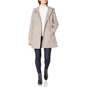 Cole Haan womens Hooded Trenchcoat