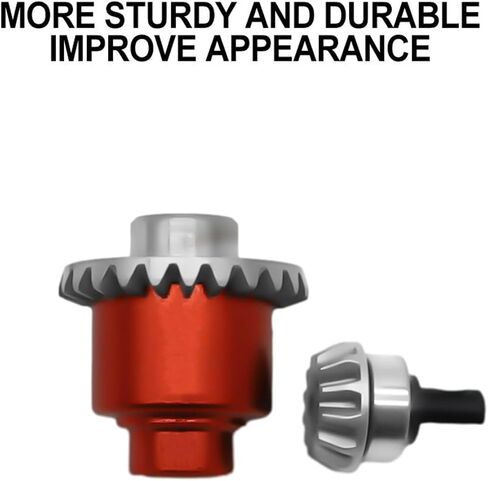 RCGOFOLLOW RC Car Gear Box,Metal Gear Box Set Part for 1/24 FMS FCX24 Crawler RC Upgrade Part Red in Saudi Arabia