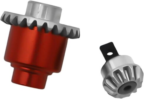 RCGOFOLLOW RC Car Gear Box,Metal Gear Box Set Part for 1/24 FMS FCX24 Crawler RC Upgrade Part Red in Saudi Arabia