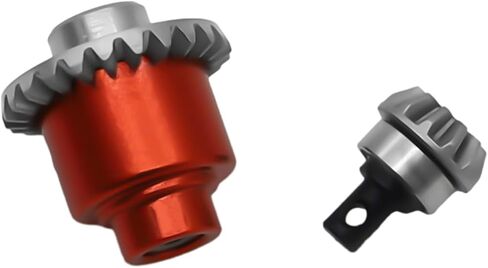 RCGOFOLLOW RC Car Gear Box,Metal Gear Box Set Part for 1/24 FMS FCX24 Crawler RC Upgrade Part Red in Saudi Arabia