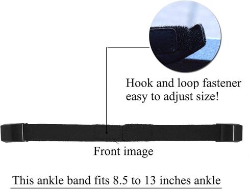 بديل ملحق متوافق لسوار الكاحل Fitbit Alta/Alta HR، حزام الكاحل لـ Fitbit Alta/Alta HR (أسود) in Kuwait