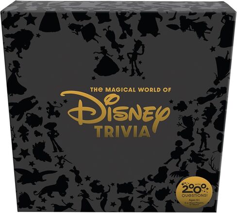 The Magical World of Disney Trivia Game, Family Board Games for Kids and Adults, Disney Gifts, Disney Merchandise, Disney Toys, Games for Family Game Night, Disney Board Games Ages 6, 7, 8, and Up in Saudi Arabia