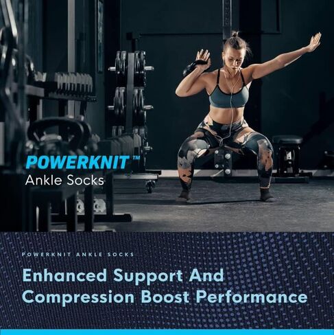جوارب ضغط نحاسية للنساء والرجال | جوارب ضغط Powerknit للجري وركوب الدراجات وتخفيف الآلام in Kuwait