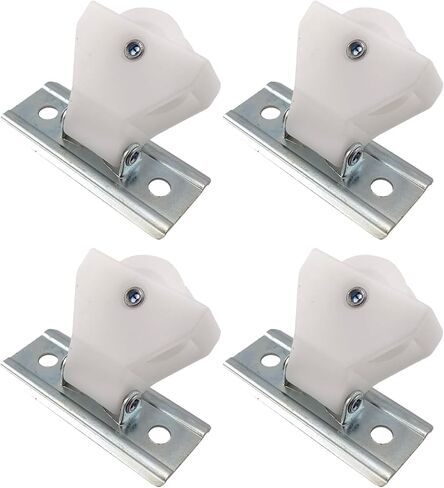 Easy to Install Large Cord Pulleys, Set of 4 - Smooth, Reliable Operation, Prevents Cord Fraying - Ideal for Roman and Pleated Shades - Versatile Use with Multiple Cords, by Amazing Drapery Hardware in Saudi Arabia