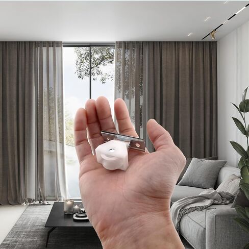 Easy to Install Large Cord Pulleys, Set of 4 - Smooth, Reliable Operation, Prevents Cord Fraying - Ideal for Roman and Pleated Shades - Versatile Use with Multiple Cords, by Amazing Drapery Hardware in Saudi Arabia