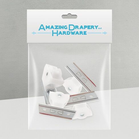 Easy to Install Large Cord Pulleys, Set of 4 - Smooth, Reliable Operation, Prevents Cord Fraying - Ideal for Roman and Pleated Shades - Versatile Use with Multiple Cords, by Amazing Drapery Hardware in Saudi Arabia