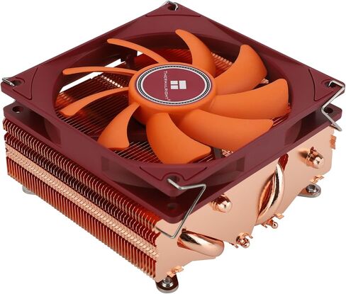 Thermalright AXP90-X53 Black Low Profile CPU Air Cooler, 53mm Height, TL-9015B Slim PWM Fan ITX CPU Heatsink Cooler, AGHP Technology, for AMD AM4 AM5/Intel 1700/1150/1151/1200/17XX(Black) in Saudi Arabia
