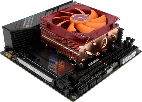 Thermalright AXP90-X53 Black Low Profile CPU Air Cooler, 53mm Height, TL-9015B Slim PWM Fan ITX CPU Heatsink Cooler, AGHP Technology, for AMD AM4 AM5/Intel 1700/1150/1151/1200/17XX(Black) in Saudi Arabia