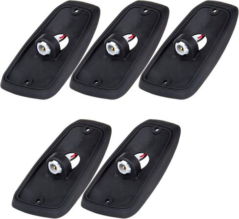 cciyu Cab Marker Light 5x Amber Top Roof Running Light Cab Clearance Marker Cover Lens Cab Marker Assembly for 1988-2000 For Chevy GMC in Saudi Arabia