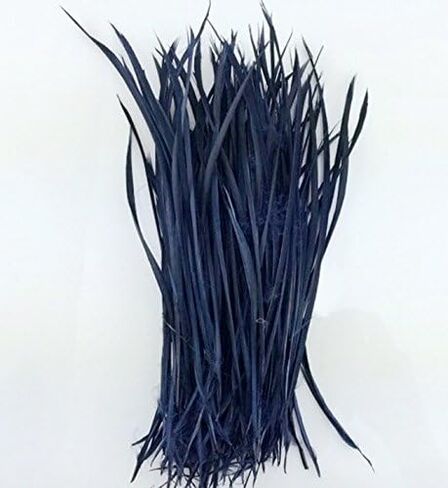 5''-9.5'' Feathers Fly Tying Materials for stonefly nymph split tails& down wings 50pcs/pack (navy blue) in Saudi Arabia