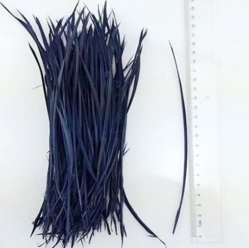 5''-9.5'' Feathers Fly Tying Materials for stonefly nymph split tails& down wings 50pcs/pack (navy blue) in Saudi Arabia