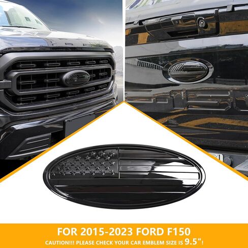 RERPRO 5" Tailgate Emblem Cover Trims Compatible with 2021 2022 2023 2024 Ford Bronco 2/4 Door Bronco Sport Exterior Accessories Rear Door Overlay Emblem Decoration Oval American Flag Decor 1 Pack in Saudi Arabia