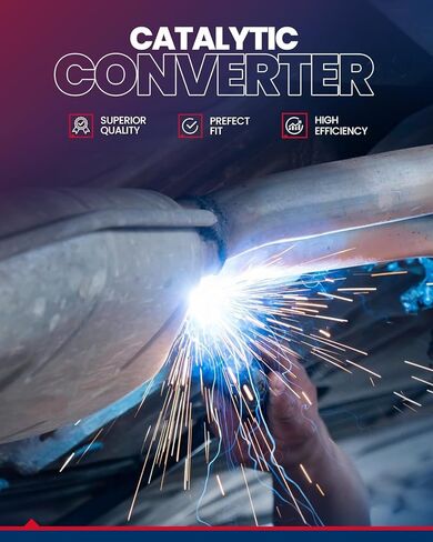 محول حفاز KAX مناسب لـ 2012-2017 Versa، 2014-2017 Versa Note، 16794 الفولاذ المقاوم للصدأ عالي الأداء قطعة واحدة (متوافق مع EPA) in Kuwait