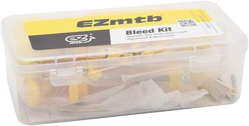 QOONESTL مجموعة نزيف الفرامل للدراجة قرص هيدروليكي زيت الفرامل المعدنية لشيمانو، MAGURA، TEKTRO، SRAM سلسلة أدوات إصلاح فرامل الدراجة (الحجم: النوع 1) in Kuwait