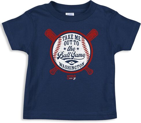 Take Me Out to The Ball Game Baby Apparel for Washington Baseball Fans (NB-7T) in Saudi Arabia