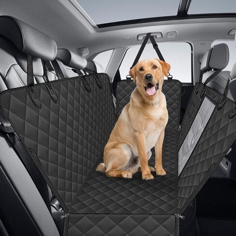 pettycare Heavy Duty Dog Car Seat Cover - Waterproof Back Seat Cover for Pet, Non-Slip & Scratch Proof Car Seat Cover for Dogs, Easy to Clean Dog Hammock for Cars Trucks SUVs in Kuwait