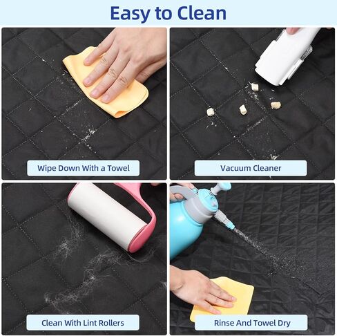 pettycare Heavy Duty Dog Car Seat Cover - Waterproof Back Seat Cover for Pet, Non-Slip & Scratch Proof Car Seat Cover for Dogs, Easy to Clean Dog Hammock for Cars Trucks SUVs in Kuwait