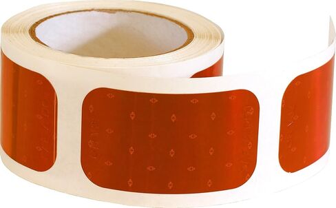 Buyers Products 5623521 3-1/2 in. DOT Reflectors, Stick-On, Amber in Saudi Arabia