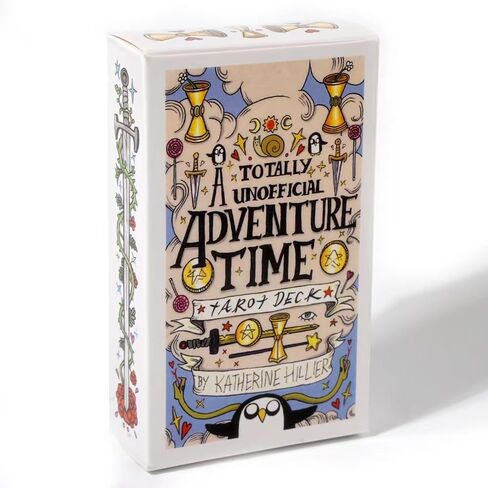 Banquiura Tarot Cards -Adventure time Tarot Deck, 78 Tarot Cards, Pocket Edition Tarot Cards for Beginners Divination Tools,Size 4.06" x 2.36" in Saudi Arabia