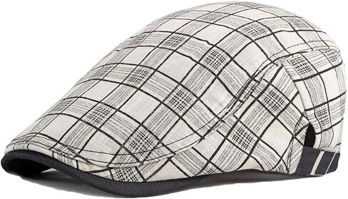 Adjustable Newsboy Hat for Men Flat Cap Ivy Gatsby Cabbie Beret Hat in Saudi Arabia