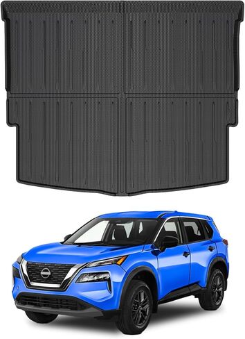 سجادات أرضية JOULARISE سجادة مسند الظهر لملحقات نيسان روج 2021-2024 (غير مناسبة لرياضات روج)، أغطية خلفية للمقعد مصنوعة من مادة TPE مناسبة لجميع الأحوال الجوية لملحقات نيسان روج in Kuwait