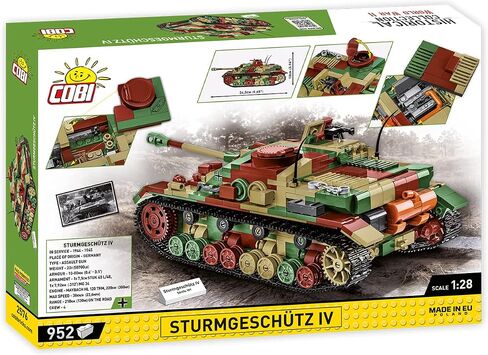 COBI Historical Collection WWII STURMGESCHUTZ IV Tank in Saudi Arabia