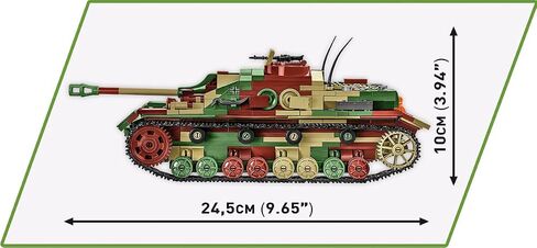 COBI Historical Collection WWII STURMGESCHUTZ IV Tank in Saudi Arabia