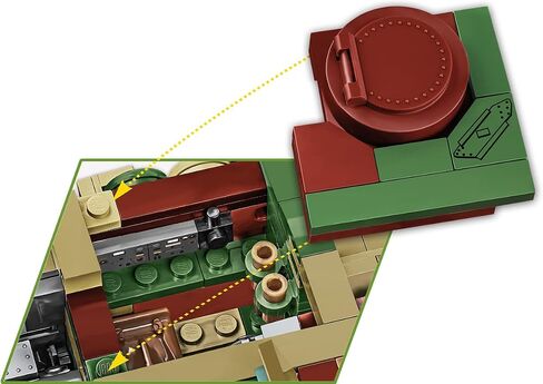 COBI Historical Collection WWII STURMGESCHUTZ IV Tank in Saudi Arabia